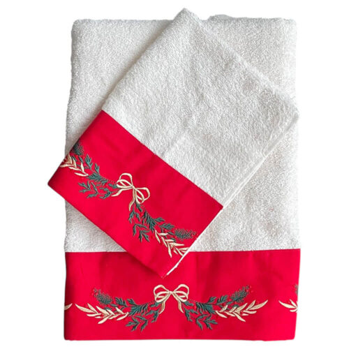 Clodette Set Spugna Fancy Panna con Ricamo 7 spugna fancy panna 4