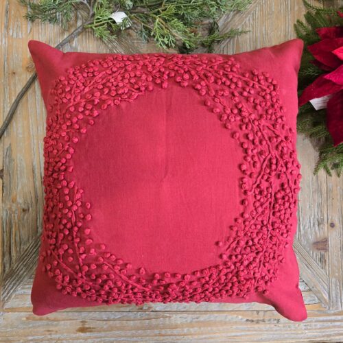 L’Atelier 17 Fodera Cuscino Meraviglia rosso 45x45