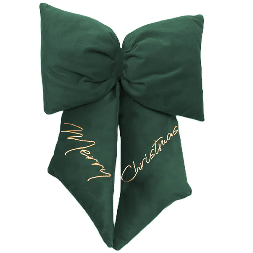 Clodette Terciopelo Verde Bordado Feliz Navidad 30x40 1 Clodette Terciopelo Verde Bordado Feliz Navidad 30x40