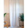 Blanc MariClo Paire de Rideaux Gris Basic Collection Blanc 140x290