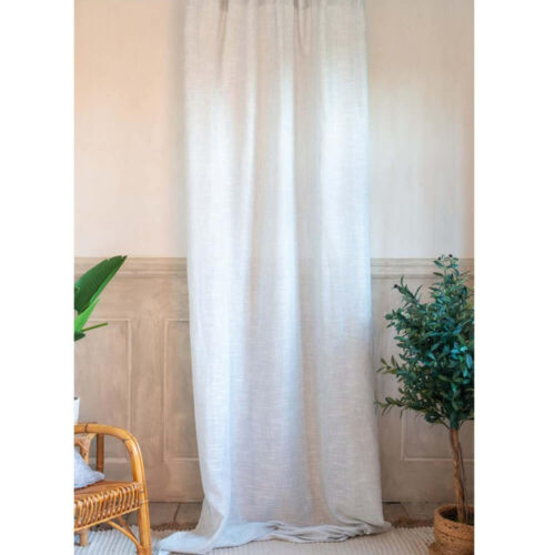 Blanc Mariclo Coppia di tende Basic Grigia Collezione Blanc 140x290