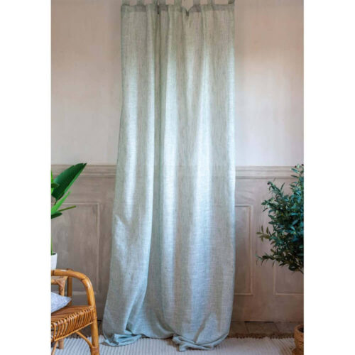 Blanc Mariclo Coppia Tende Basic Verde Collezione Blanc 140x290