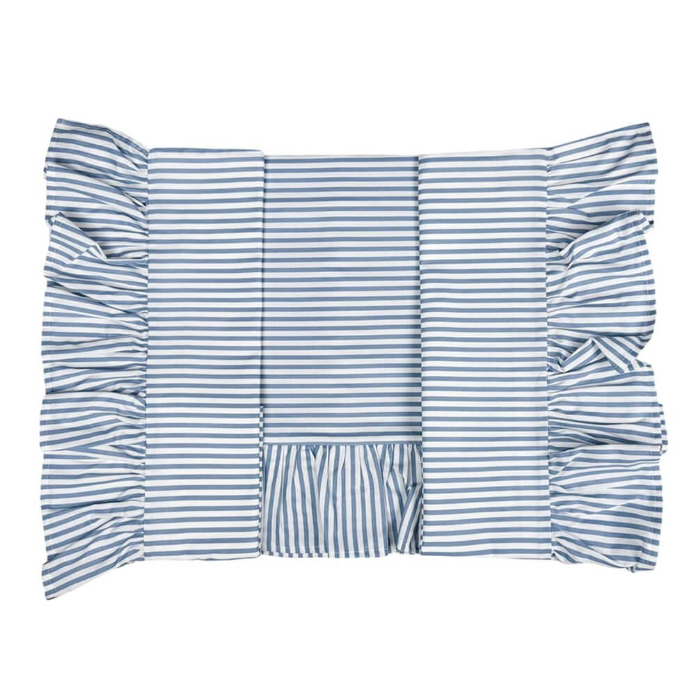 Blanc Mariclò Completo Letto Azzurro Righe 260x290 Dolci Righe 2 Blanc Mariclò Completo Letto Azzurro Righe 260x290 Dolci Righe - immagine 2