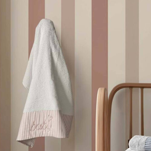 Alternative view of Blanc Mariclo Coppia Asciugamani Baby Rosa 40x60+60x110