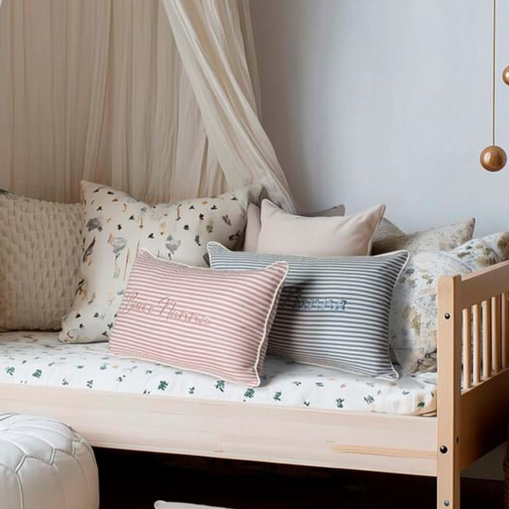 Blanc Mariclò Cuscino Baci e Nanna Rosa 30x50 cm – Collezione Baby 3 Blanc Mariclò Cuscino Baci e Nanna Rosa 30x50 cm – Collezione Baby - immagine 3