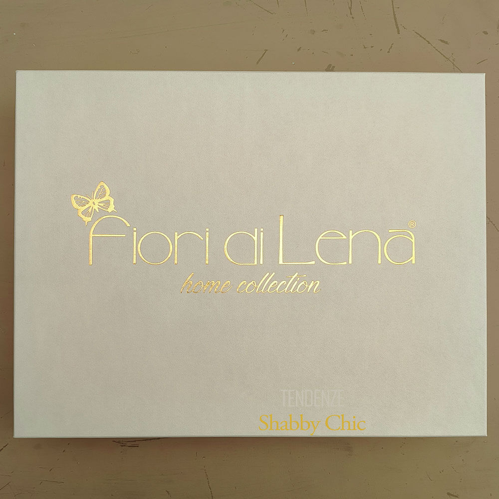 Fiori di Lena Coppia Asciugamani Bianchi con Pizzo Verde 4 Fiori di Lena Coppia Asciugamani Bianchi con Pizzo Verde - immagine 4