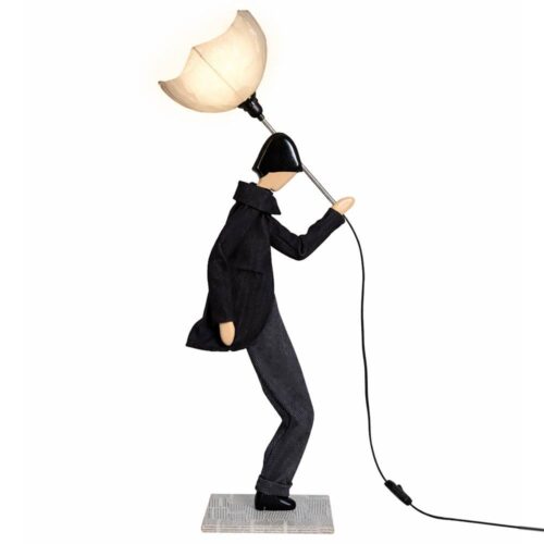 Alternative view of Skitso Lampada Jhonny Little Boy - Paralume Grigio h 85 cm