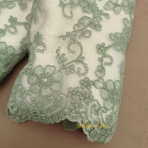 Fiori di Lena Coppia Asciugamani Bianchi con Pizzo Verde 7 coppia asciugamani bianche con pizzo verde 3