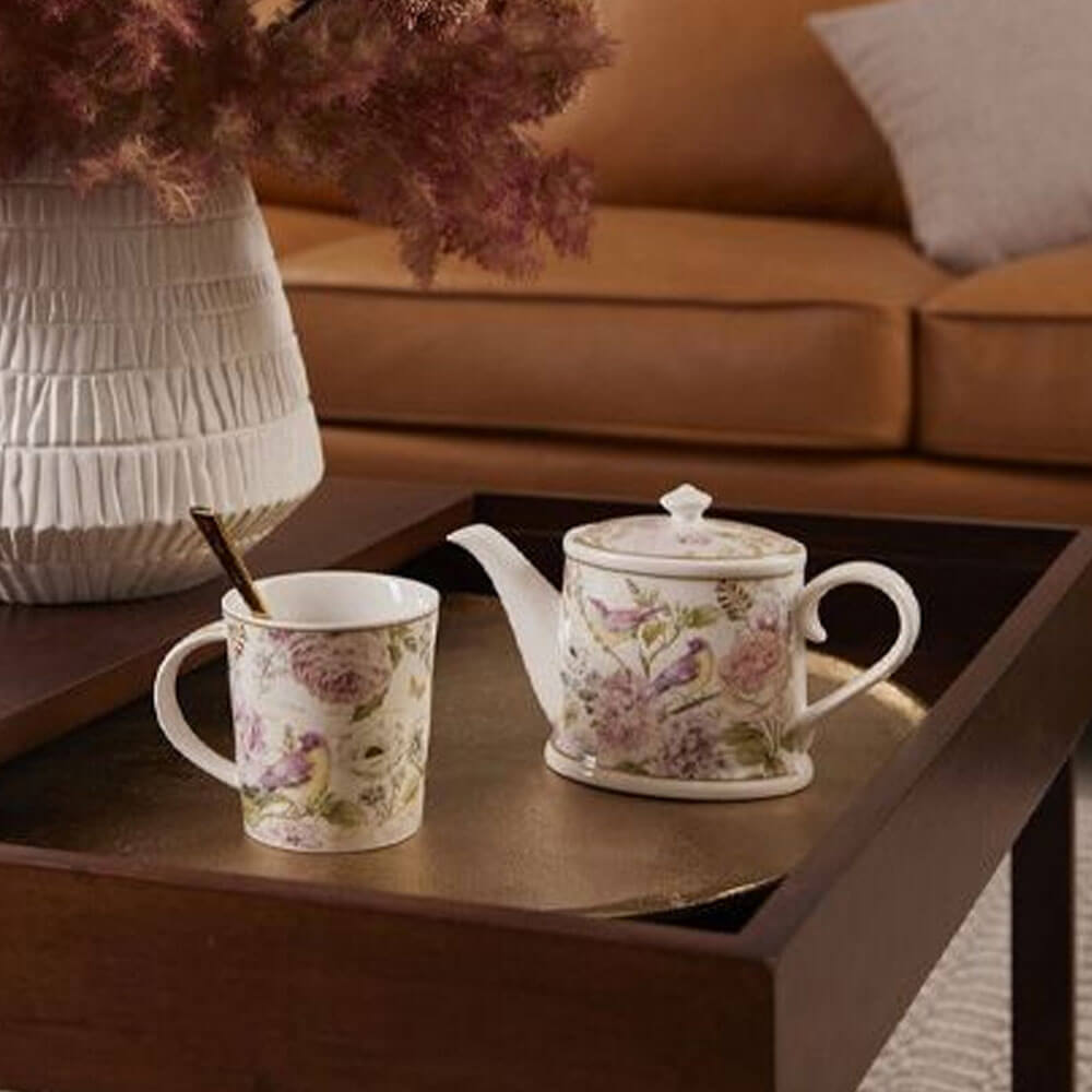 EDG Tetera de porcelana Jardín 600 ml con caja 2 EDG Tetera de porcelana Jardín 600 ml con caja - Imagen 2