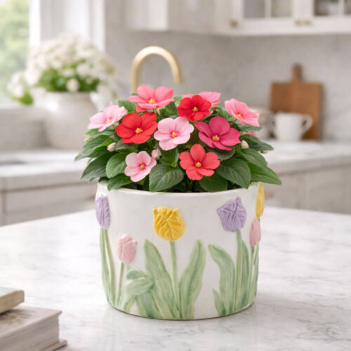 Alternative view of EDG Vasetto Tulipani Cilindro H 13,5