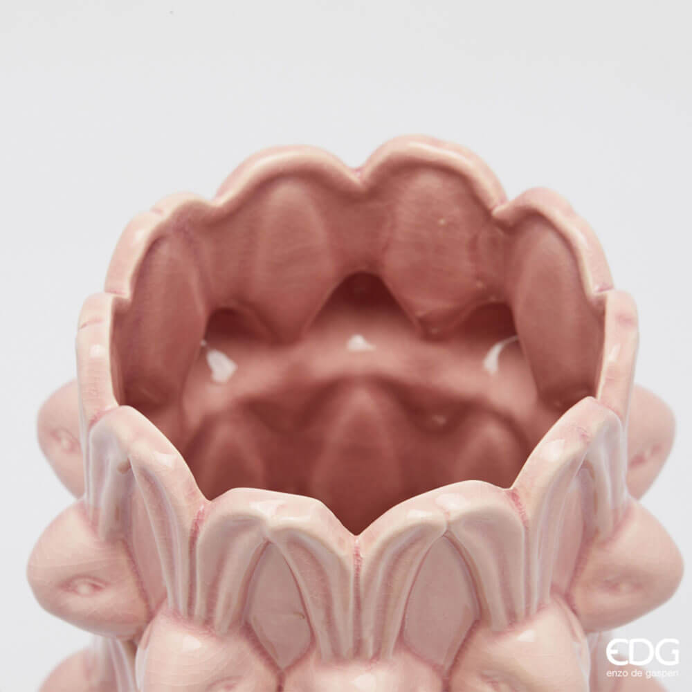 EDG Vaso Conigli Easter Rosa H32 cm 3 EDG Vaso Conigli Easter Rosa H32 cm - immagine 3