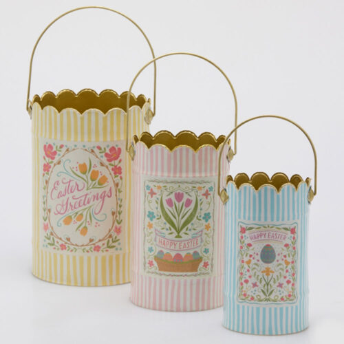 Alternative view of EDG Vaso Righe Cilindro con Manico Metallo