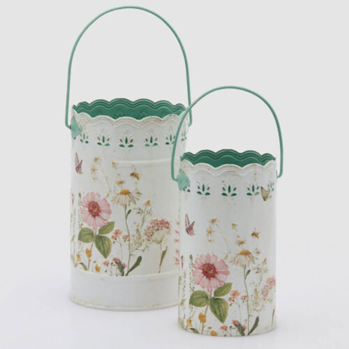 Alternative view of EDG Vaso Fiorimix Rotondo Ferro H25 o H20