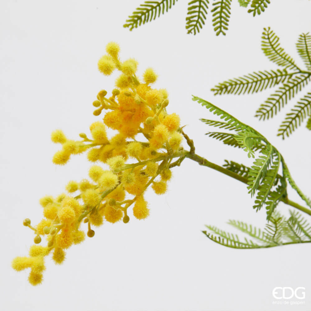 EDG Ramo Mimosa artificiale H 111 cm 3 EDG Ramo Mimosa artificiale H 111 cm - immagine 3