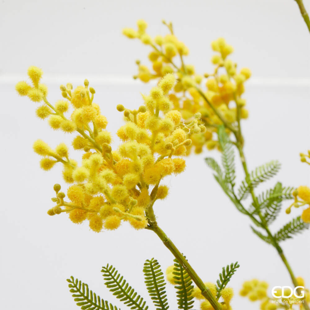 EDG Ramo Mimosa artificiale H 111 cm 4 EDG Ramo Mimosa artificiale H 111 cm - immagine 4