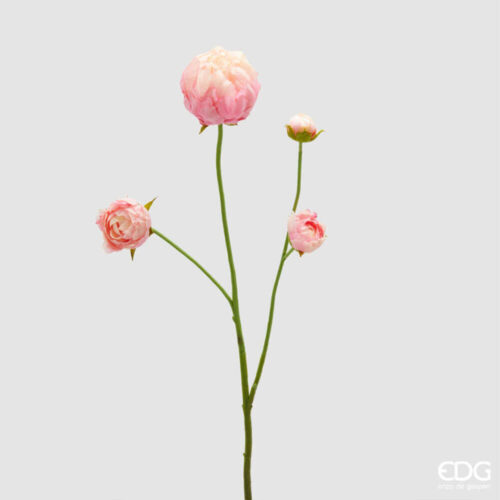 Alternative view of EDG Ramo Peonia con Bocciolo H 66 cm