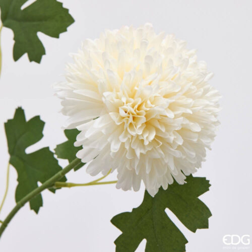 Alternative view of EDG Ramo Dalia Ponpon Bliss Bianco H 65 cm