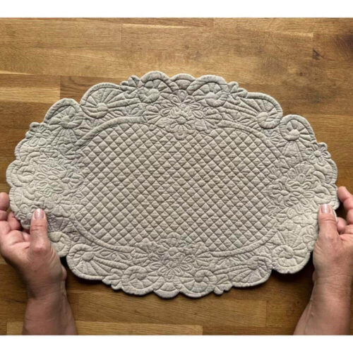 Alternative view of Blanc Mariclò Tovaglietta Ovale Carmen 35x50 Beige