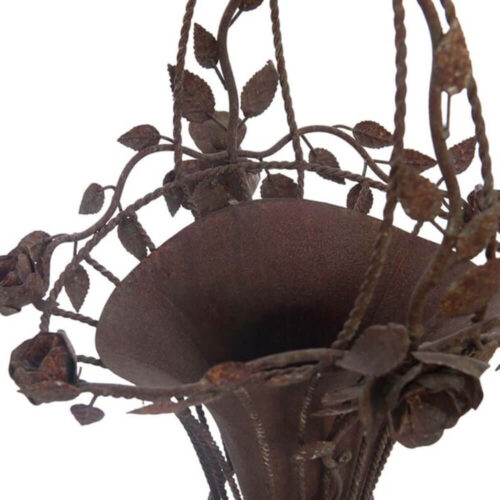 Blanc Mariclò Cesto Decorativo Metallo 45x44x55 cm - immagine 5