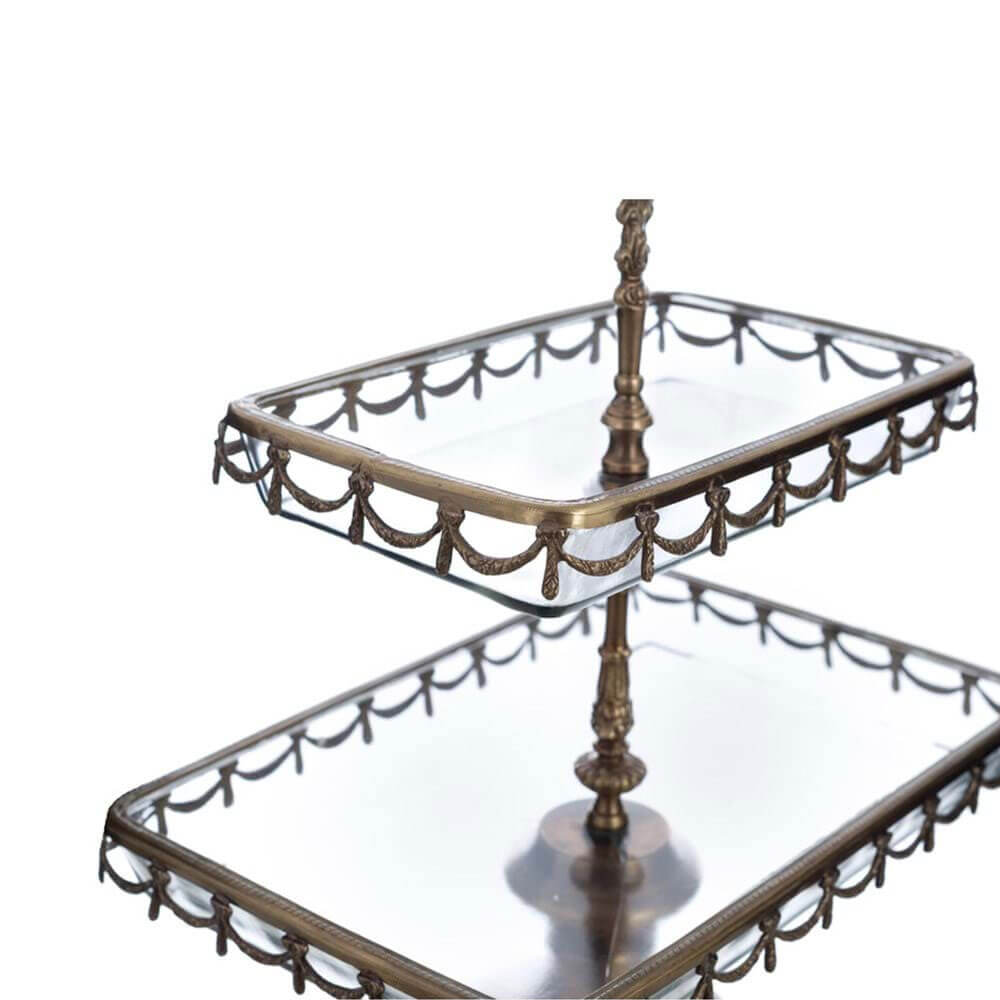 Blanc Mariclò Alzata 2 Piani Artemisia 39 cm 4 Blanc Mariclò Alzata 2 Piani Artemisia 39 cm - immagine 4