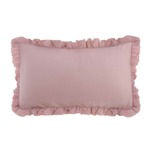 Blanc MariClo' Par de fundas de almohada rosa Gala 50x80