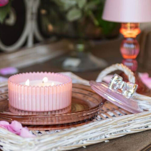 Alternative view of Blanc MariClò Candela Profumata Vetro Delitiae - 2 modelli