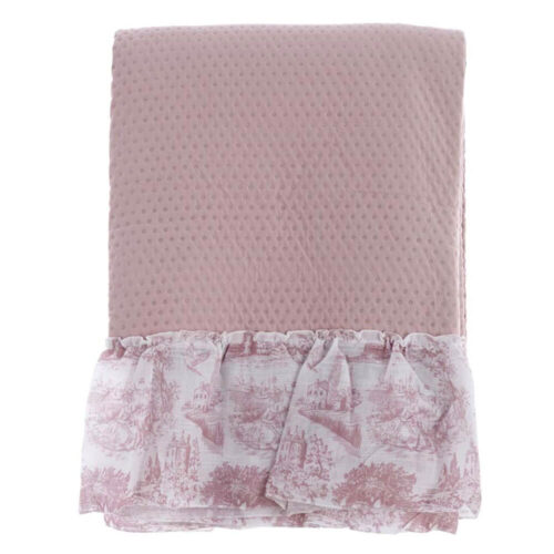 Alternative view of Blanc MariClo' rose Toile de Jouy double édredon