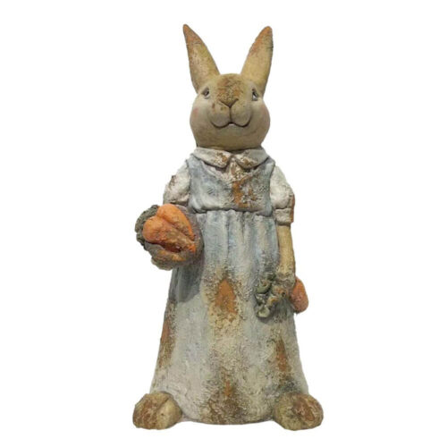 Blanc MariClò Lapin de rêve de Pâques H54 cm – Image 2