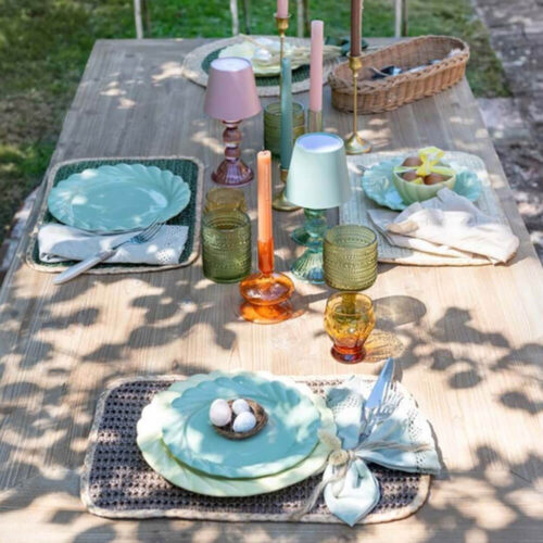 Alternative view of Blanc MariClò Sottopiatto Rettangolare Naturale 30x45 cm