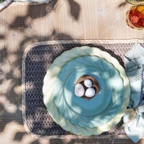 Alternative view of Blanc MariClò Sottopiatto Rettangolare Tortora 30x45 cm