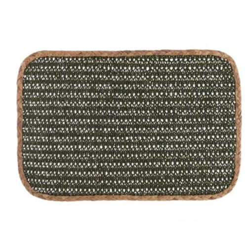 Blanc MariClò Sottopiatto Rettangolare Verde 30x45 cm