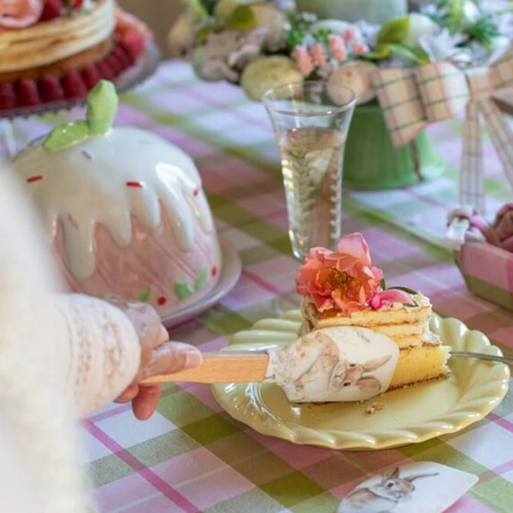 Blanc MariClò Vassoio con Campana Ceramica Delitiae 23x23x19 cm 2 Blanc MariClò Vassoio con Campana Ceramica Delitiae 23x23x19 cm - immagine 2