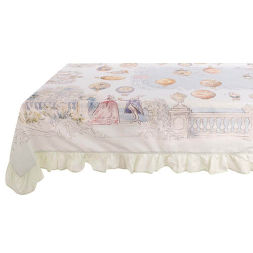 Alternative view of Blanc MariClo Mantel Rococó con Gala 180x260 cm