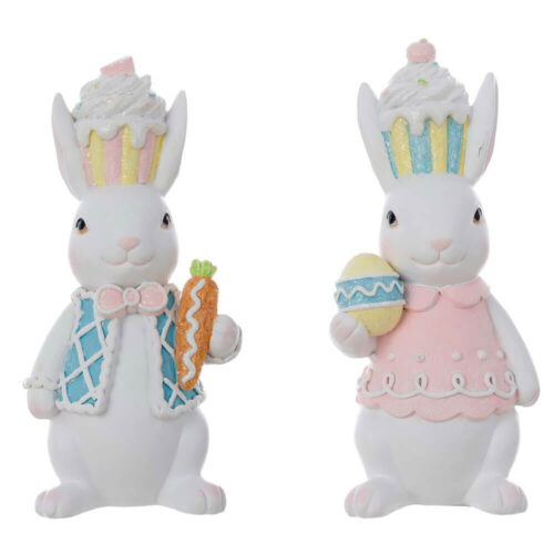 Alternative view of Blanc Mariclò Coppia Coniglietti H 16 cm Dolce Fiaba