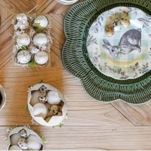 Alternative view of Blanc Mariclò Uovo Fior di Pasqua Rosa/Azzurro/Verde