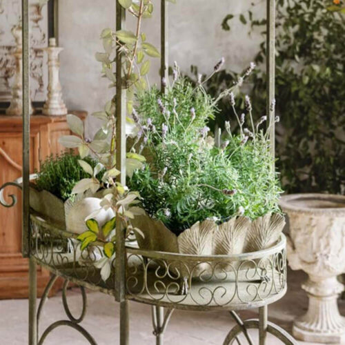 Alternative view of Blanc Mariclò Vaso Portapiante Giardino Segreto - 2 dimensioni