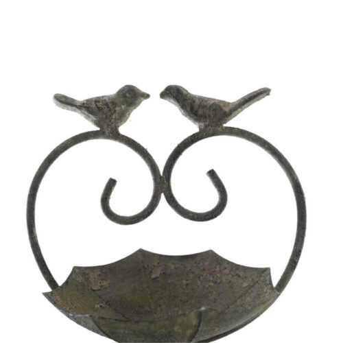 Alternative view of Blanc MariClo’ Mangiatoia Uccellini Metallo H101 Giardino Segreto