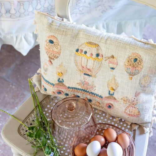 Alternative view of Blanc Mariclò Cuscino Rococo Ricamato 35x50 cm