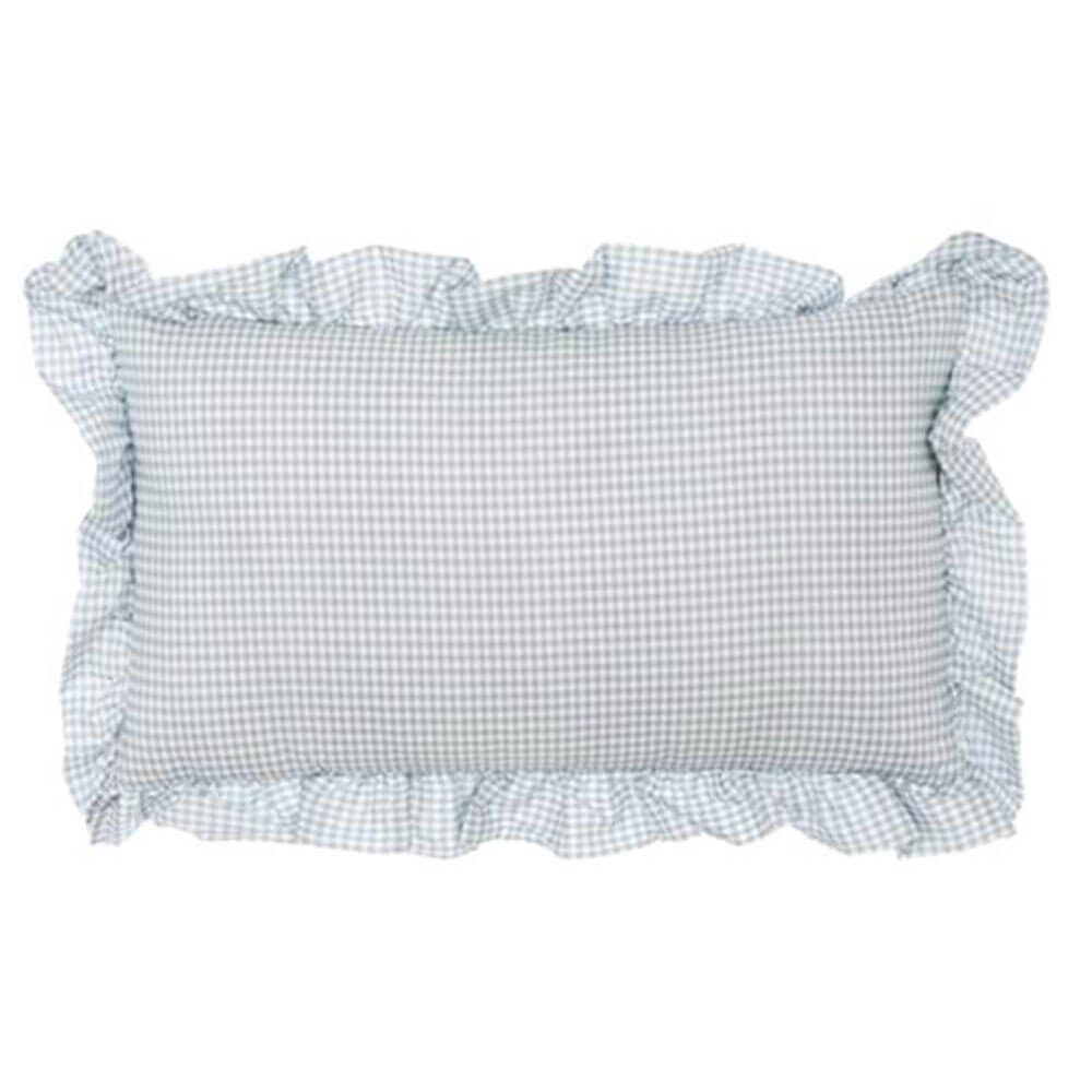 Blanc MariClo Set of 2 Green Dream Pillows Vichy Gala 3 Blanc MariClo Set of 2 Green Dream Pillows Vichy Gala – Image 3