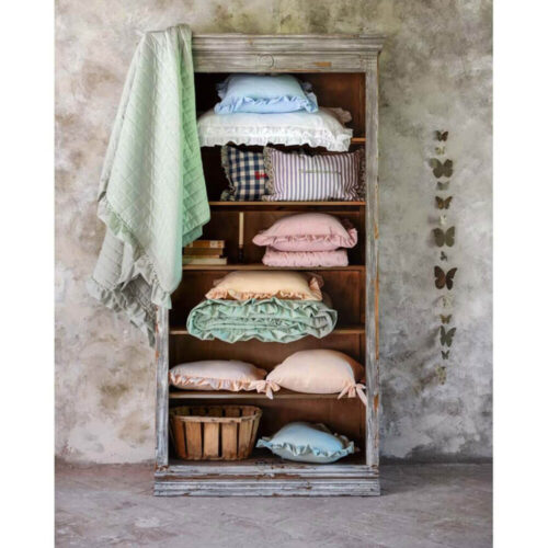 Alternative view of Blanc Mariclo Set 2 Cuscini Rosa con Gala – Sogno Vichy 45x45 e 30x50