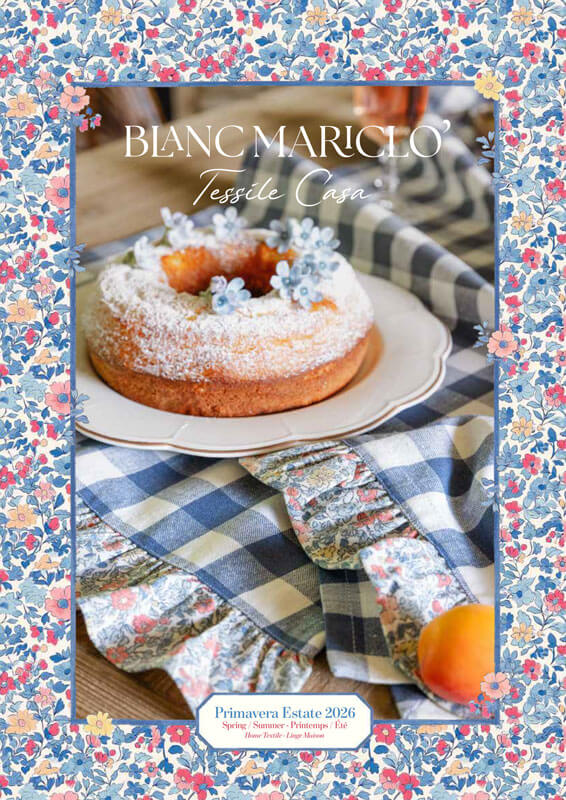 copertina catalogo blanc mariclo tessile primavera estate 2026