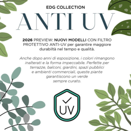 Alternative view of EDG Olivo Artificiale con Vaso H 129 cm Anti-UV