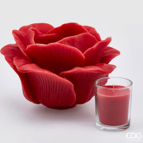 Alternative view of EDG Candela Rosa Gigante Rossa H 17,5 cm