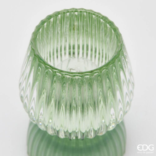 EDG Lampada da Tavolo Verde Biforma Righe LED H13 8 7600258A700 3