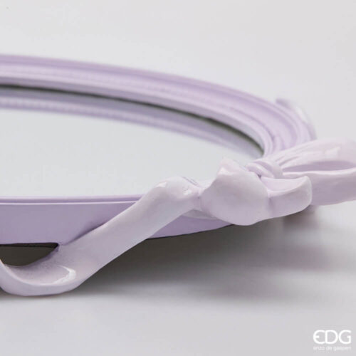 EDG Vassoio Decorativo FIOCCHI Ovale Lilla 51 cm - immagine 2