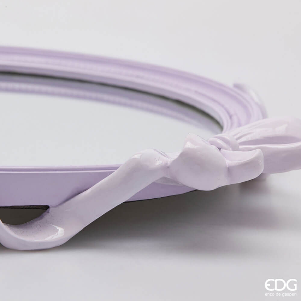 EDG Vassoio Decorativo FIOCCHI Ovale Lilla 51 cm - immagine 2