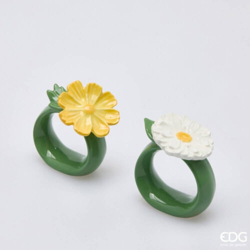 Alternative view of EDG Portatovagliolo Fiore in Ceramica H7 cm