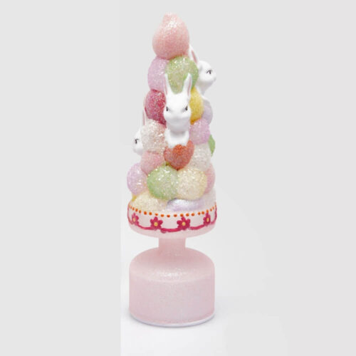 Alternative view of EDG Decoro Topiary Twist Rosa LED H33 cm