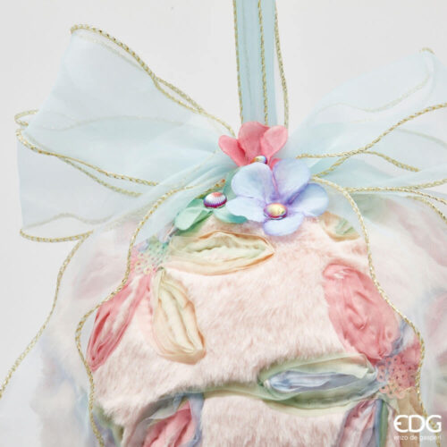 Alternative view of EDG Uovo Rosa da Appendere Fiocco H28 cm