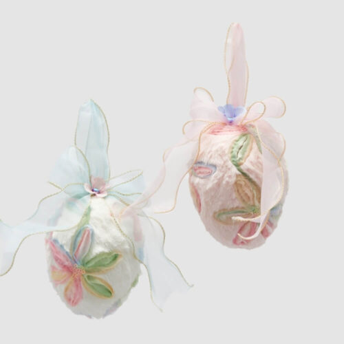 Alternative view of EDG Uovo Decorativo Fiocco da Appendere H16 D12